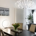 Anblick in den Wohnbereich einer Ferienwohnung
