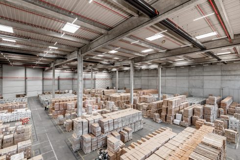 Logistikhalle in Hamburg