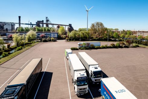 Parkplatz für Logistiker